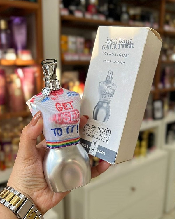 Caixa Tester Classique Pride Jean Paul Gaultier Edição Limitada Eau de Toilette - Perfume Feminino 100ml