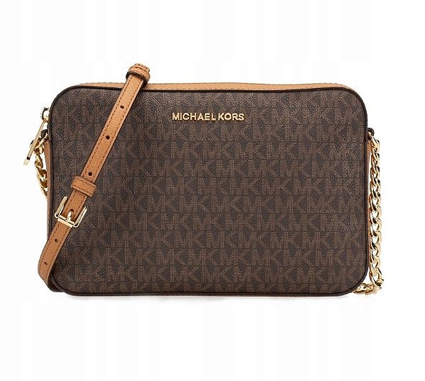 Bolsa Transversal Jet Set Marrom Michael Kors Original