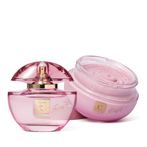 Kit Eudora Rosé: Eau de Parfum 75ml + Creme Desodorante Hidratante Corporal 250g
