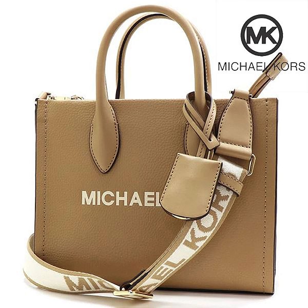 Bolsa Transversal Pequena Mirella Bege Michael Kors Original