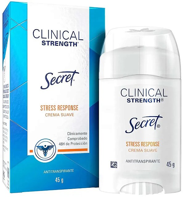 Desodorante Antitranspirante Sólido Importado Secret Clinical Stress Response 45g