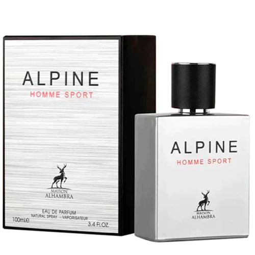 Alpine Homme Sport Eau de Parfum Maison Alhambra - Perfume Árabe Masculino 100ml (Ref. Allure Homme Sport)