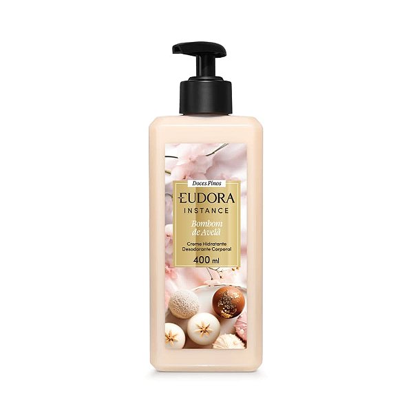 Hidratante Corporal Bombom de Avelã Instance Eudora Doces Finos 400ml