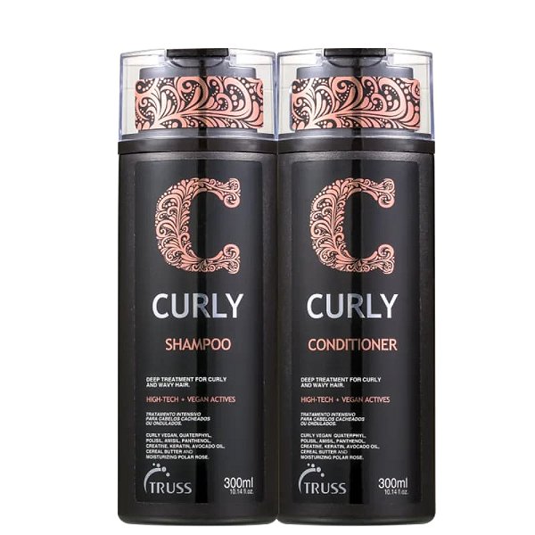 Kit Truss Curly: Shampoo 300ml + Condicionador 300ml