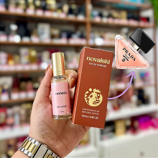 Jardim de Jasmin Eau de Parfum Novalski 15ml (Inspiração Prada Paradoxe)