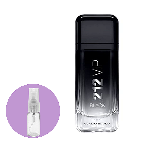 Fracionado 212 Vip Black Carolina Herrera Eau de Parfum  - Perfume Masculino 5ml