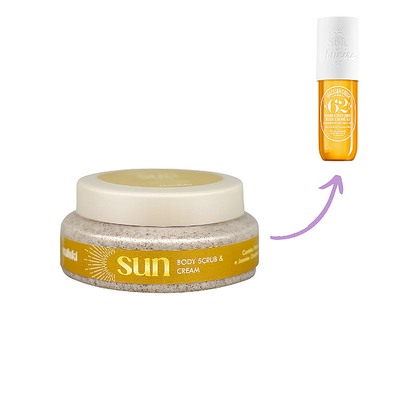 Body Scrub Esfoliante Corporal Sun Novalski 300g (Ref. Olfativa Sol de Janeiro 62)