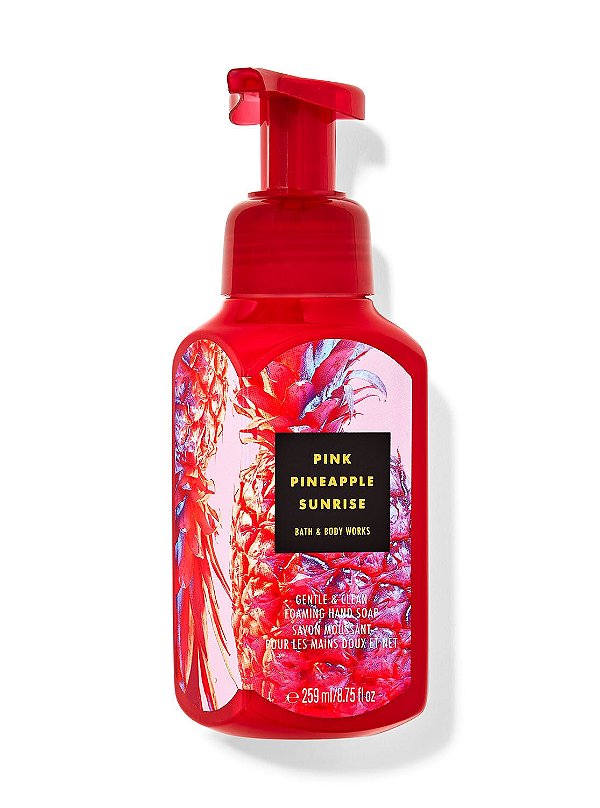 Sabonete Espuma Pink Pineapple Sunrise Bath & Body Works 259ml