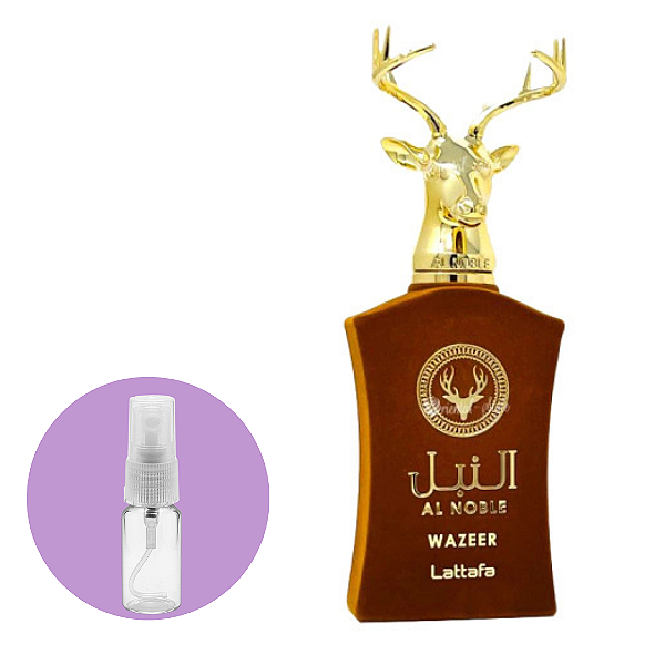 Fracionado Al Noble Wazeer Lattafa Eau de Parfum - Perfume Árabe Masculino 5ml