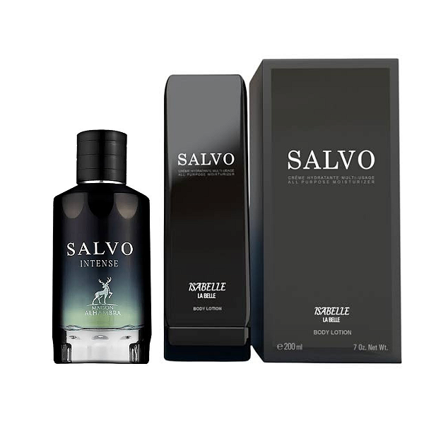 Kit Salvo: Eau de Parfum Intense 100ml + Hidratante Isabelle 200ml