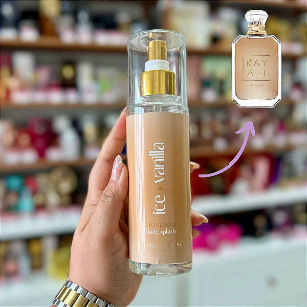 Body Splash Ice Vanilla Novalski 200ml (Ref.Olfativa Vanilla 28 Kayali)