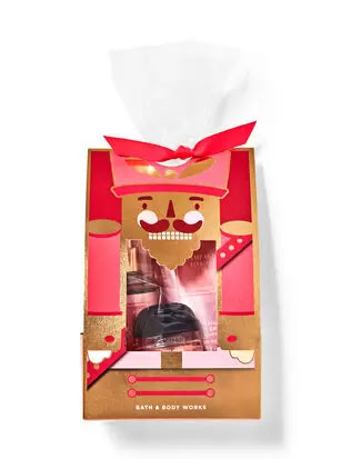 Kit Champagne Toast Bath & Body Works: Body Splash 75ml + Body Cream 70g + Alcool em Gel 29ml