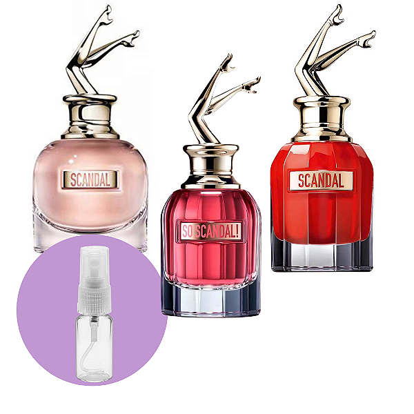 Combo Fracionados Scandal Feminino 3x5ml