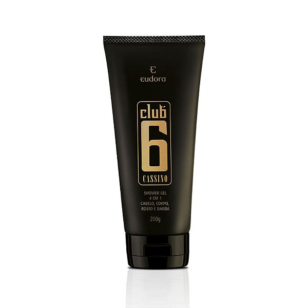 Shower Gel 4 em 1 Club 6 Cassino 200g