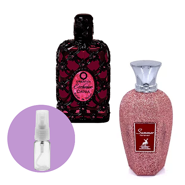 Combo Fracionados Feminino: Dania Orientica + Summer Forever 2x5ml
