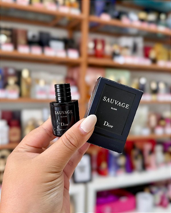 Miniatura Sauvage Elixir Dior Eau Parfum Masculino 7,5ml