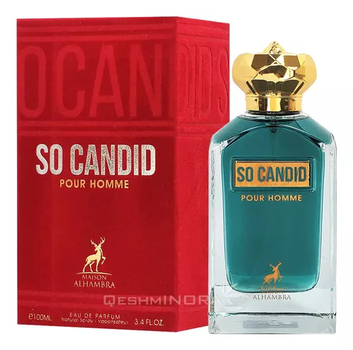 So Candid Pour Homme Maison Alhambra Eau de Parfum - Perfume Árabe Masculino 100ml