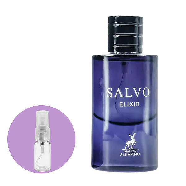 Fracionado Salvo Elixir Eau de Parfum Maison Alhambra - Perfume Árabe Masculino 5ml