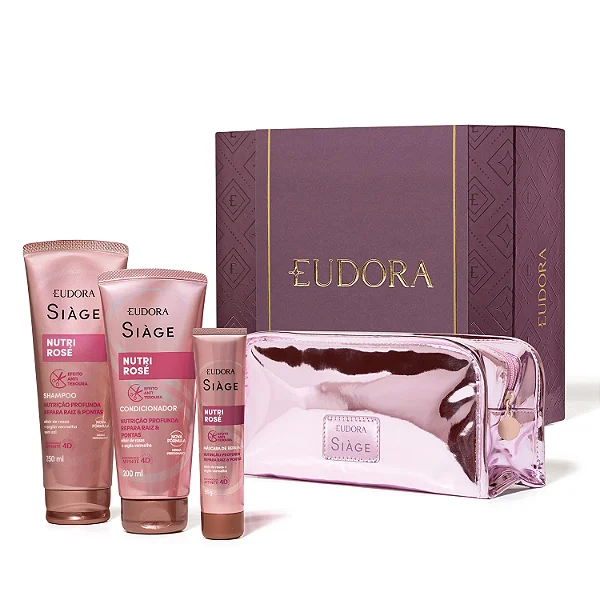 Kit Presente Siàge Nutri Rosé (4 itens)