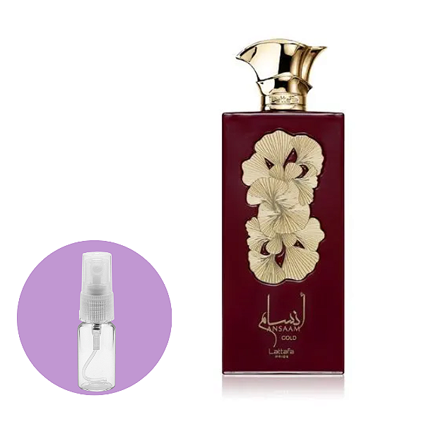 Fracionado Ansaam Gold Lattafa Eau de Parfum - Perfume Árabe Feminino 5ml