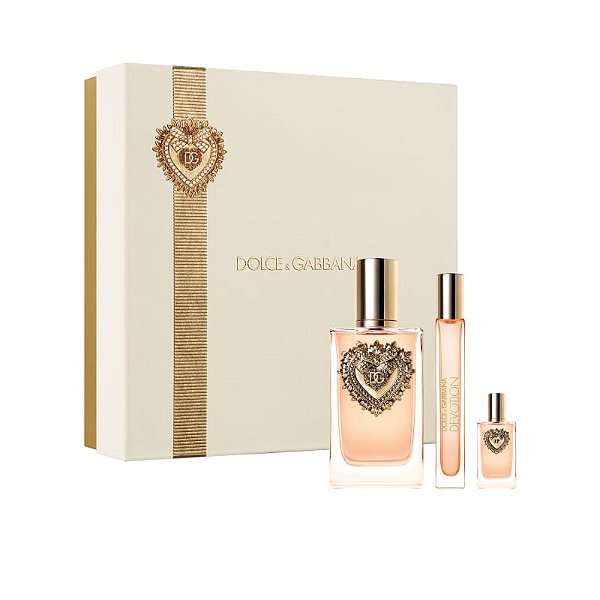 Kit Devotion Dolce & Gabbana Feminino - Perfume Eau de Parfum 100ml + Travel Size 10ml + Mini Size 5ml