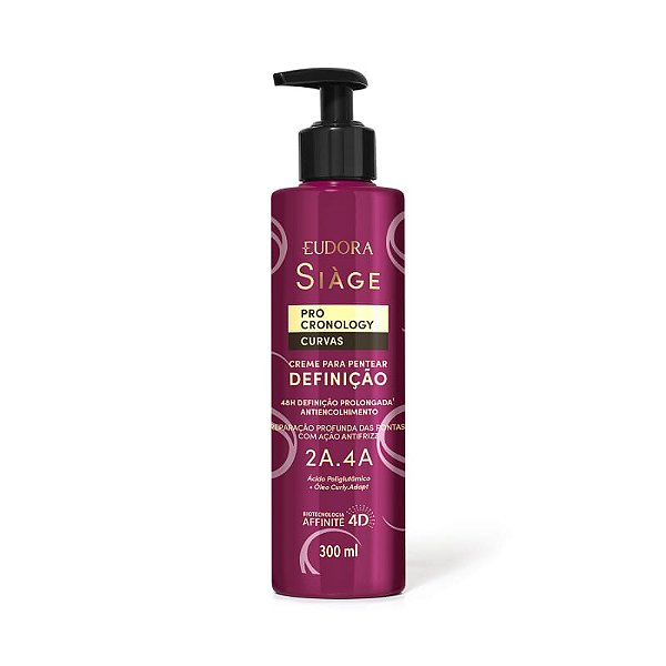 Creme para Pentear Definição Siàge Pro Cronology Curvas 300ml