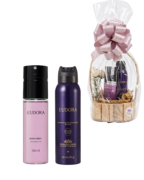 Cesta Dia das Mães Eudora Roxo (2 itens)