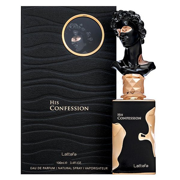 His Confession Lattafa Eau de Parfum - Perfume Árabe Masculino 100ml