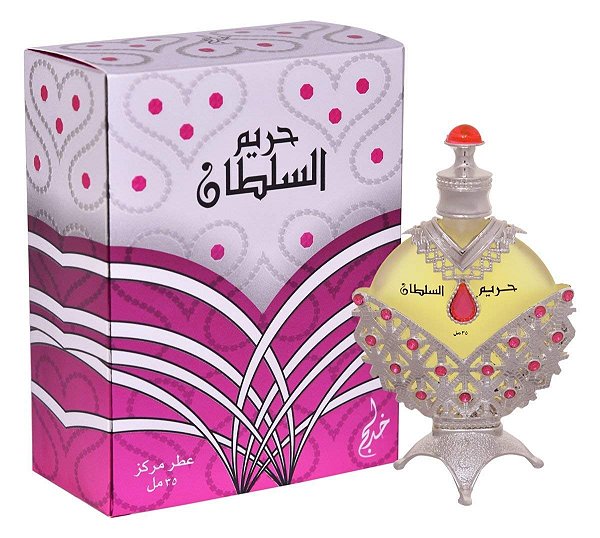 Hareem Al Sultan Silver Khadlaj Perfume em Óleo - Perfume Árabe Feminino 25ml