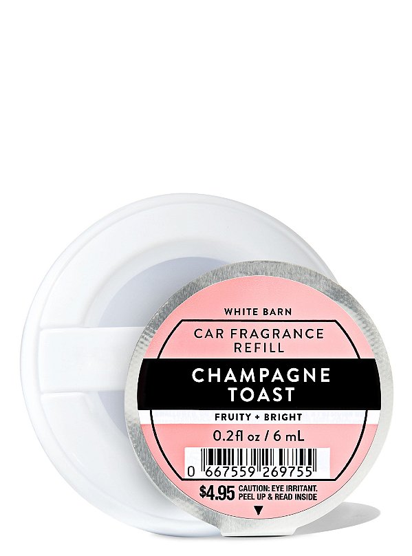 Refil Aromatizador de Carro Champagne Toast Bath & Body Works