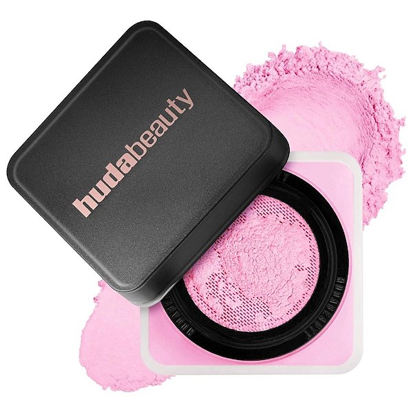 Novo Pó Huda Beauty Easy Bake Blurring Loose Baking & Setting Powder - Edição Limitada | Ube Birthday Cake