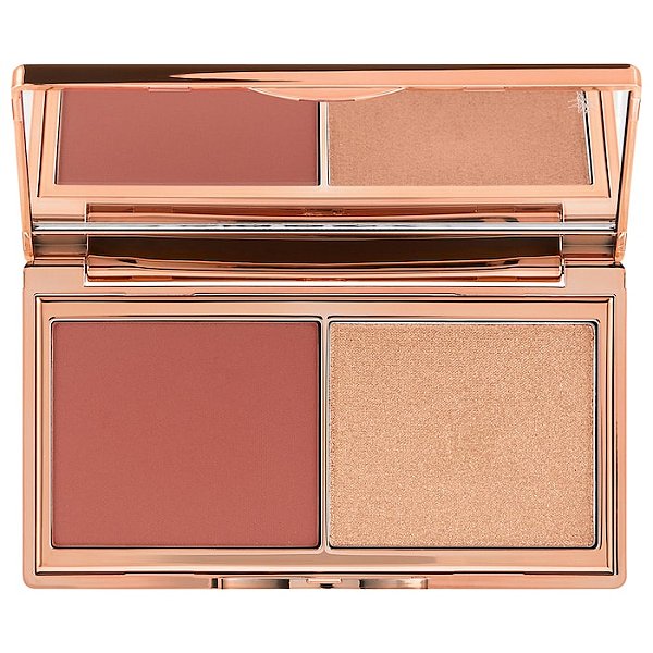 Charlotte Tilbury Blush E Glow Iluminador Mini Paleta