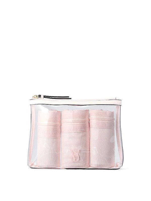Necessaire Organizadora Rosa Victoria's Secret 4 peças