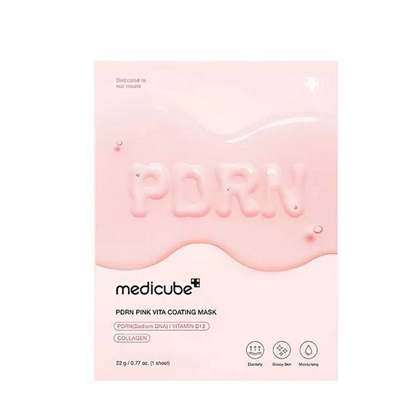 Mascara Facial PDRN Pink Vita Coating Mask Medicube 22g
