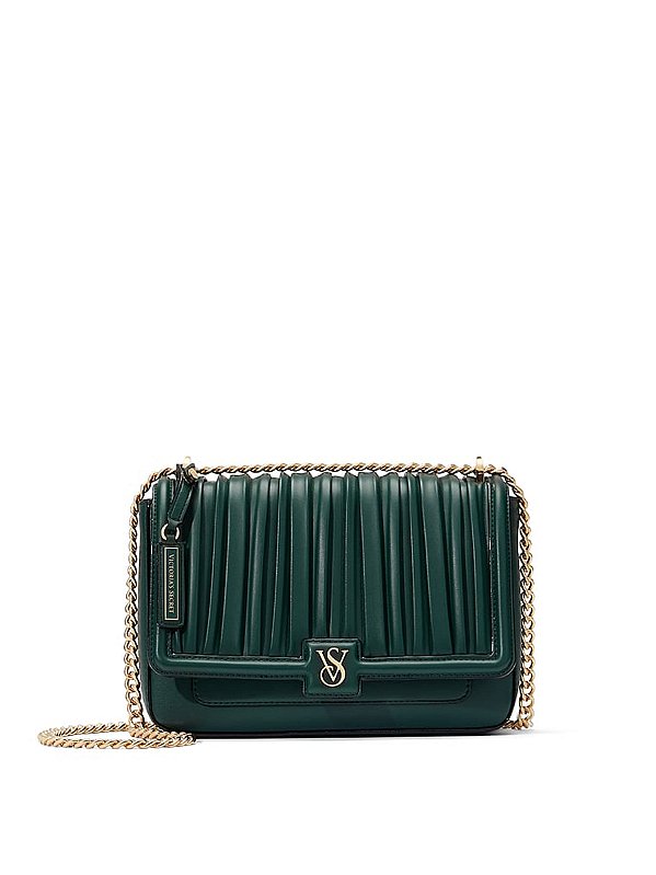 Bolsa Victoria’s Secret Medium Shoulder Bag Verde Escuro
