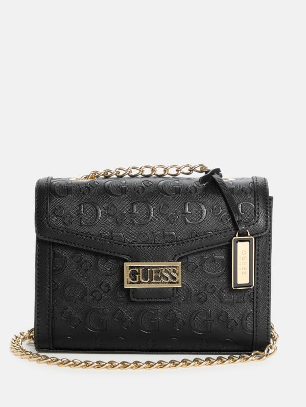 Bolsa Guess Sabrina Wallet On A String  - Preta