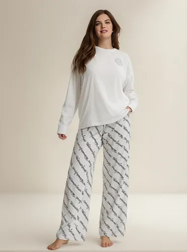 Pijama Longo Algodão Branco Victoria’s Secret Tamanho: L