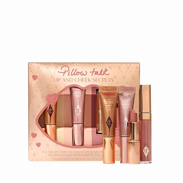 Kit Mini Pillow Talk  Lip & Cheek Secrets Edição Limitada Charlotte Tilbury 4 itens