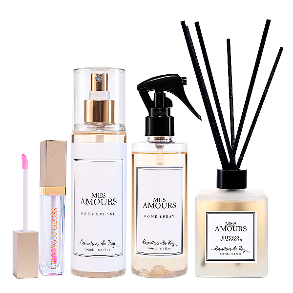 Kit Mes Amours Cosméticos da Ray (Completo)