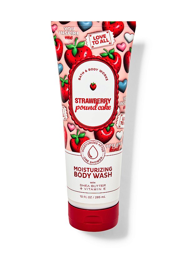 Moisturizing Body Wash Strawberry Pound Cake Bath & Body Works 295ml