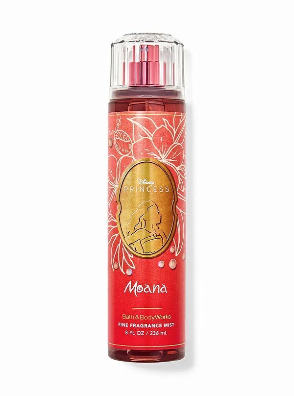 Body Splash Moana Princess Disney Bath & Body Works 236ml - Edição Limitada