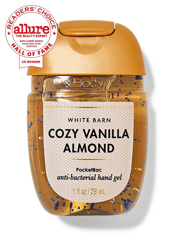 Álcool Em Gel Bath Body Works Cozy Vanilla Almond 29ml