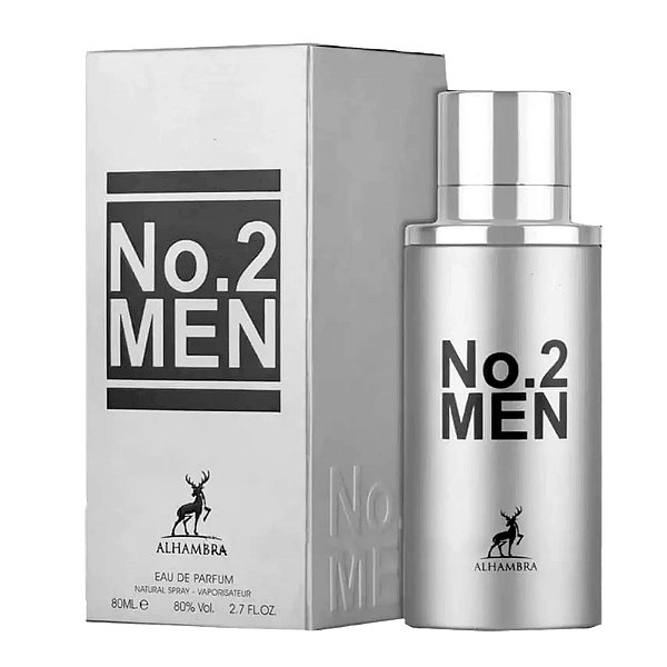 No. 2 Men Eau de Parfum Maison Alhambra - Perfume Árabe Masculino 100ml (Ref.Olfativa 212 Men)
