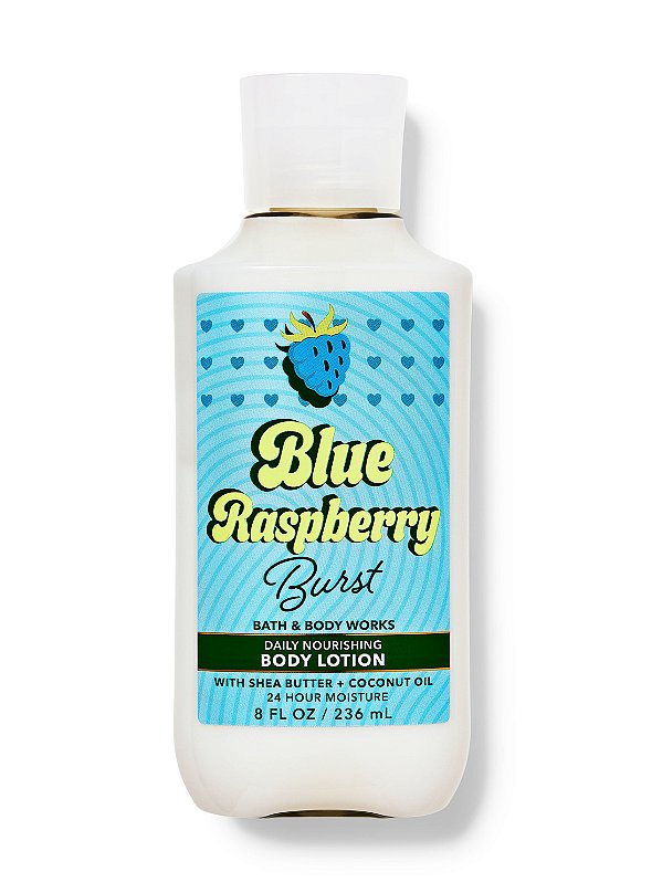 Body Lotion Hidratante Corporal Blue Raspberry Burst Bath & Body Works 236ml