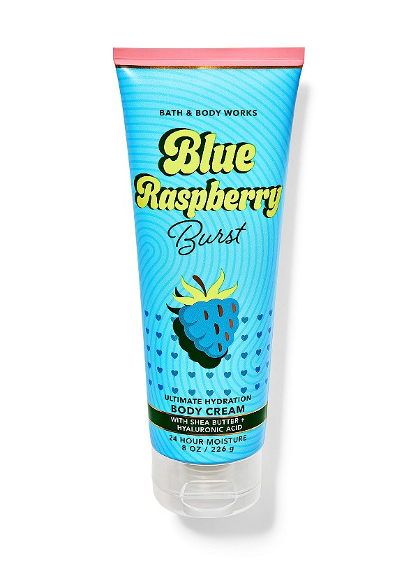 Body Cream Hidratante Corporal Blue Raspberry Burst Bath & Body Works 226g