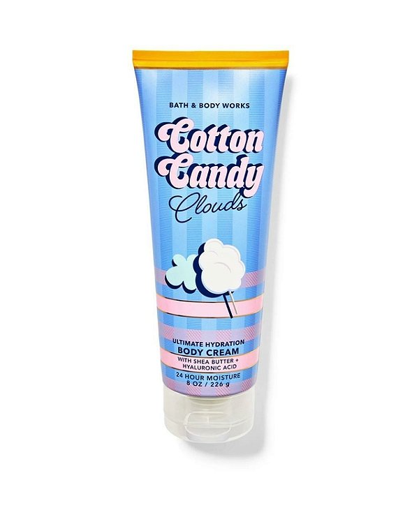 Body Cream Hidratante Corporal Cotton Candy Clouds Bath & Body Works 226g