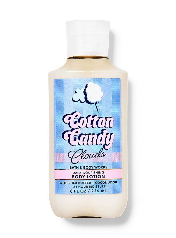 Body Lotion Hidratante Corporal Cotton Candy Clouds Bath & Body Works 236ml