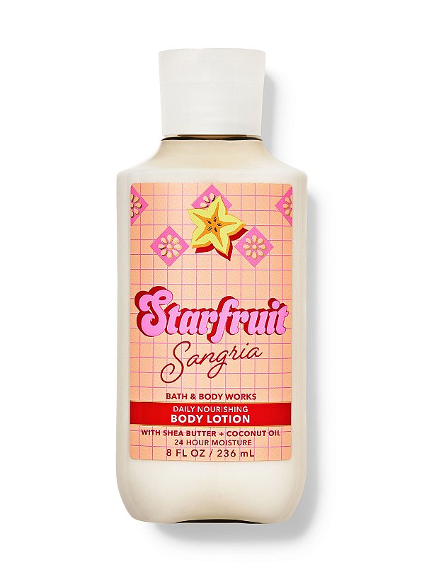 Body Lotion Hidratante Corporal Starfruit Sangria Bath & Body Works 236ml