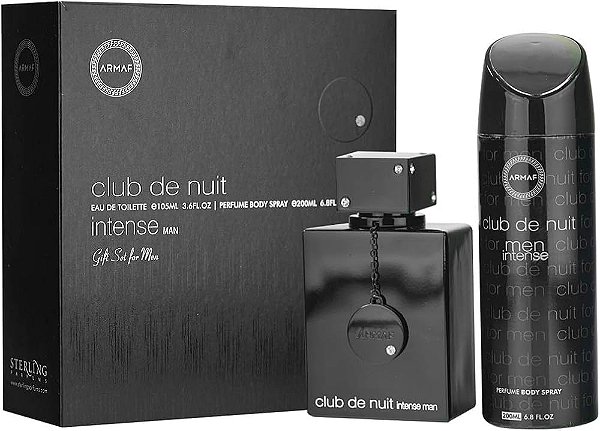 Kit  Club De Nuit Intense Armaf: Eau De Toilette 105ml + Body Spray 200ml