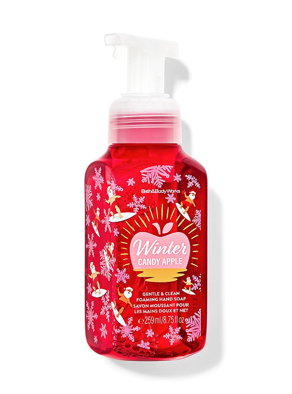 Sabonete Espuma Winter Candy Apple Bath & Body Works 259ml